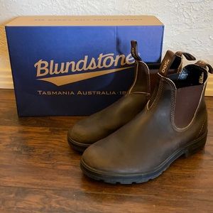 Brown Leather Blundstones